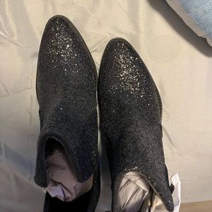 Sparkly ankle boots